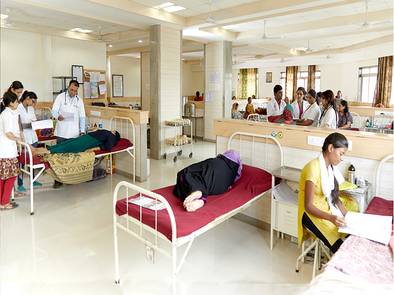 DPU Ayurved Hospital Infrastructure